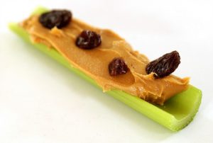 Celery and peanut butter 