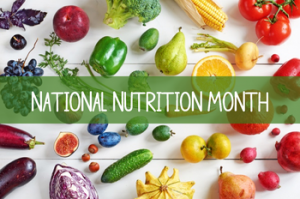 A flyer of National Nutrition Month 
