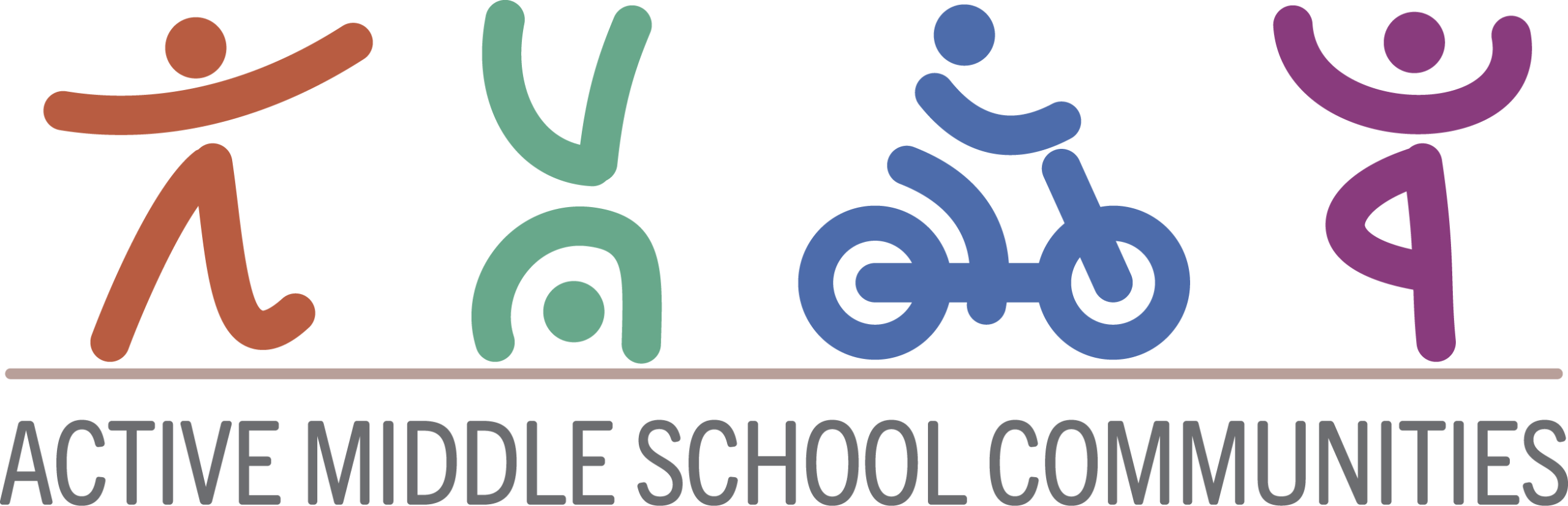 Logo for the Active Middle School Communities Project.